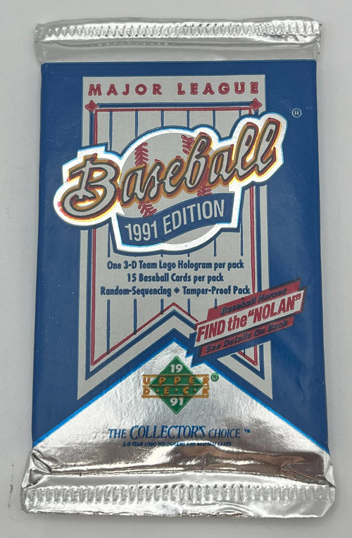 1991 Baseball Upper Deck Pack