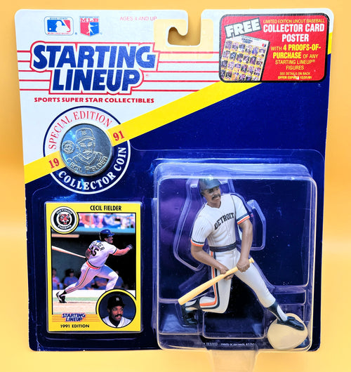 1991  Cecil Fielder Starting Lineup with Card Factory Sealed - Vintage