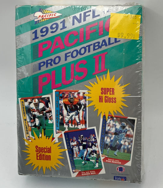 1991 Football Pacific Plus II Special Edition Box