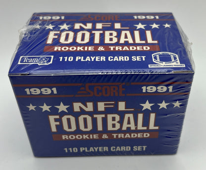 1991 Football Score Rookie and Traded Set