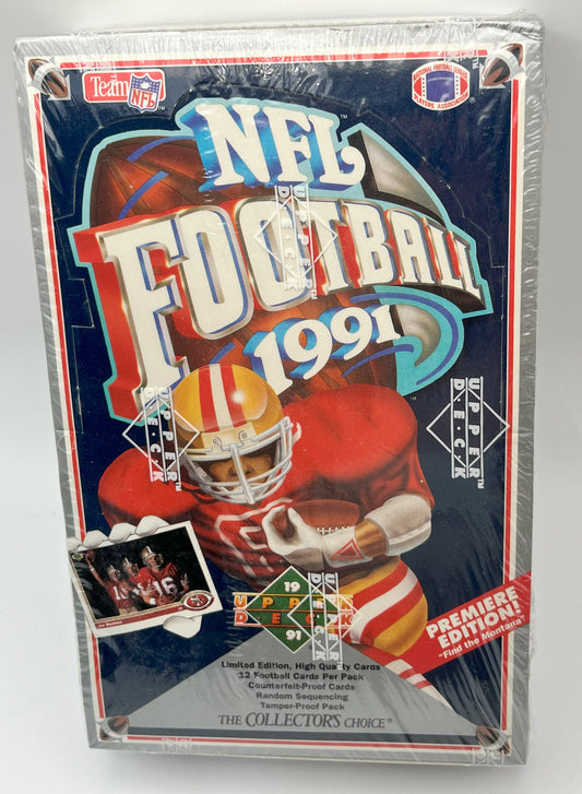 1991 Football Upper Deck Box Possible Favre RC