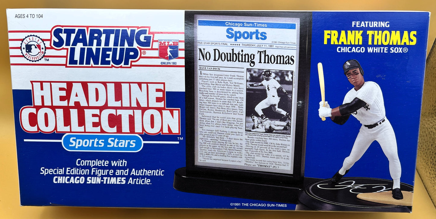 1991 Frank Thomas Starting Lineup Headline Collection - Vintage