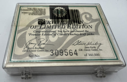1991 Hockey Classic Draft Limited Edition and Numbered Set