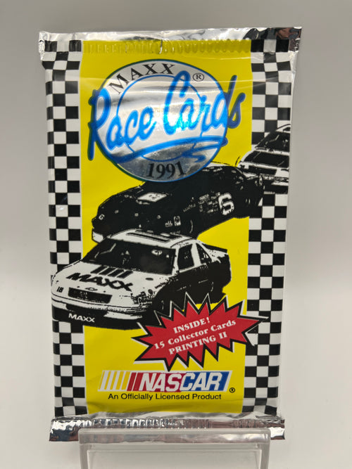 1991 Maxx NASCAR Race Cards pack