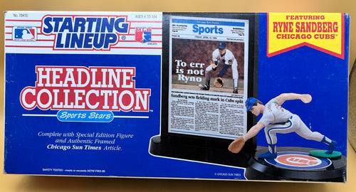 1991 Ryan Sandberg Starting Lineup Headline Collection - Vintage