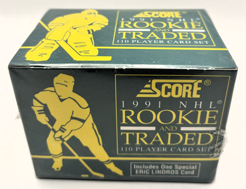 1991 Score Hockey Rookies & Traded Factory Sealed Set - Hasek,, Lindros RC