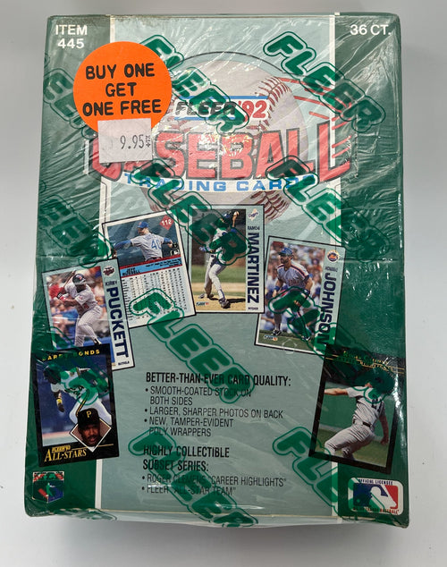 1992 Baseball Fleer Box - item 445