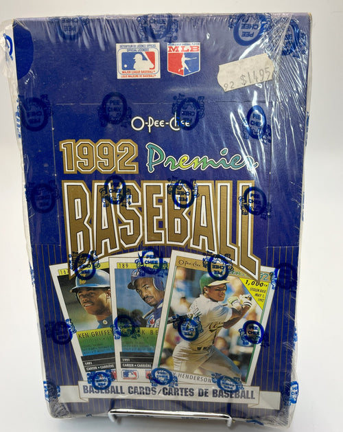 1992 Baseball O-Pee-Chee Premier Box