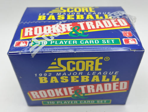 1992 Baseball Score Rookie and Traded Set
