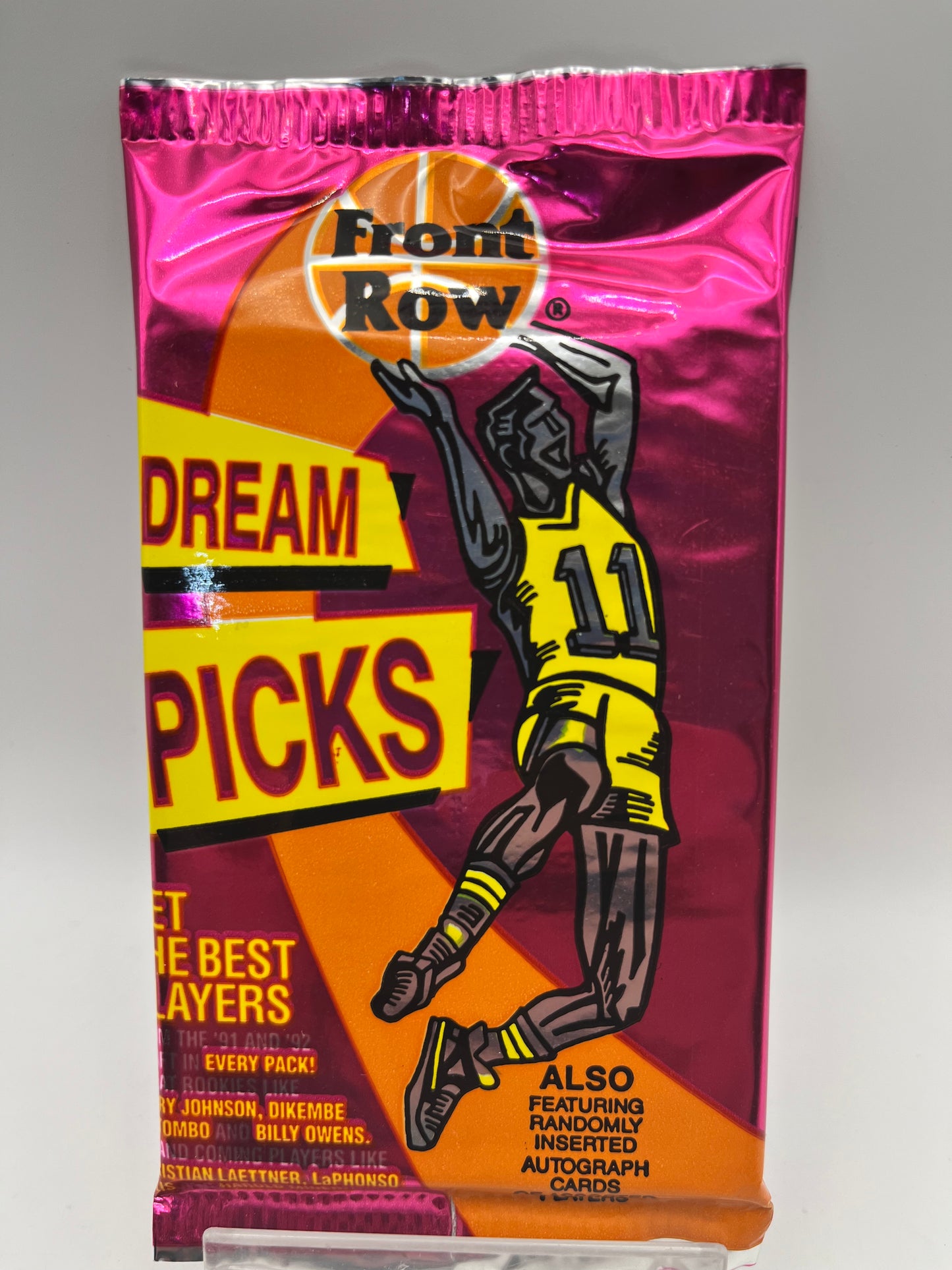1991-92 Basketball Front Row Deam Picks Pack -Mutombo RC