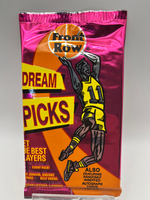 1991-92 Basketball Front Row Deam Picks Pack -Mutombo RC