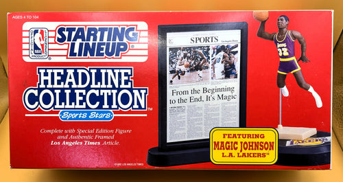 1992 Magic Johnson Starting Lineup Headline Collection  - Vintage