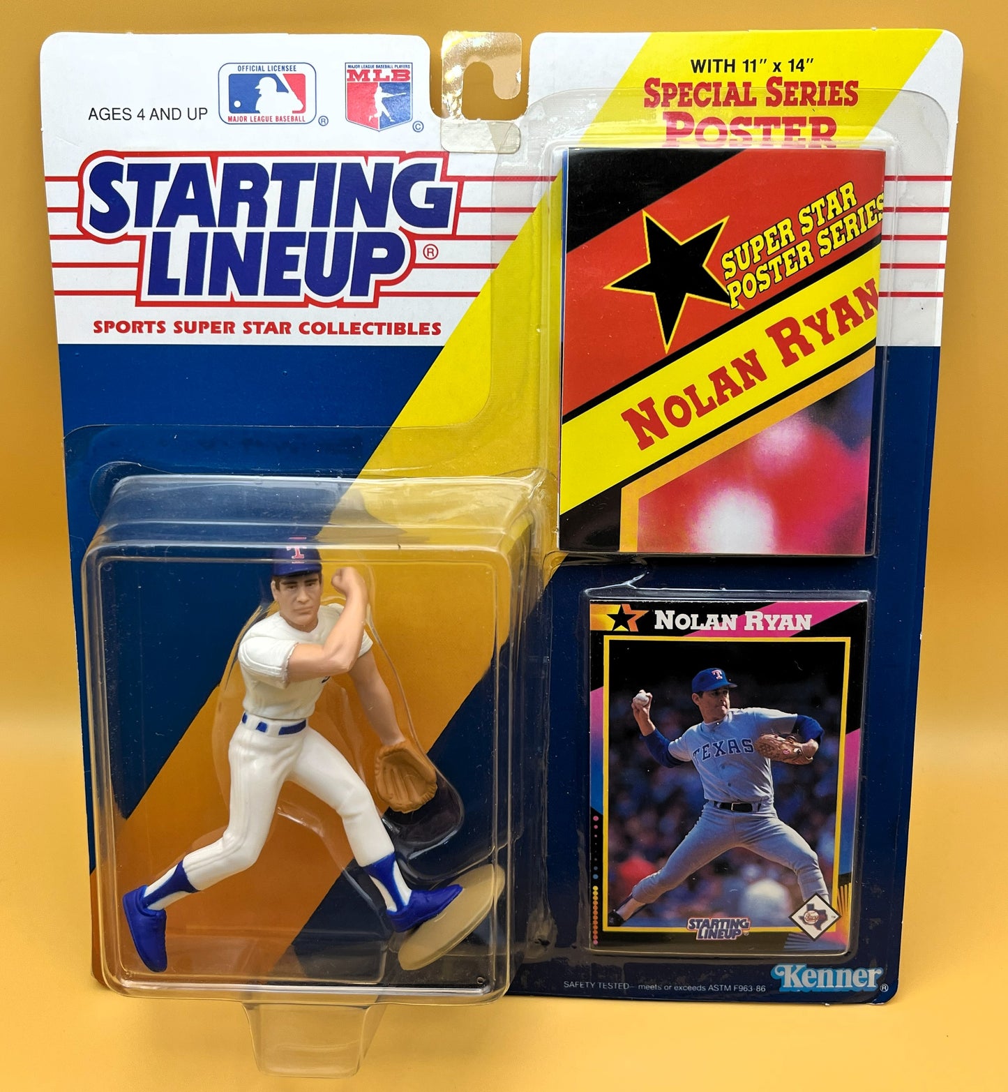 1992 Nolan Ryan Starting Lineup with Card Factory Sealed - Vintage