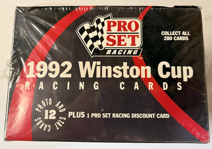 1992 Racing Pro Set Winston Cup Box
