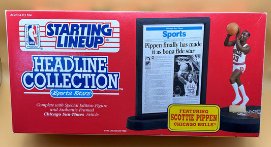 1992 Scottie Pippen Starting Lineup Headline Collection  - Vintage