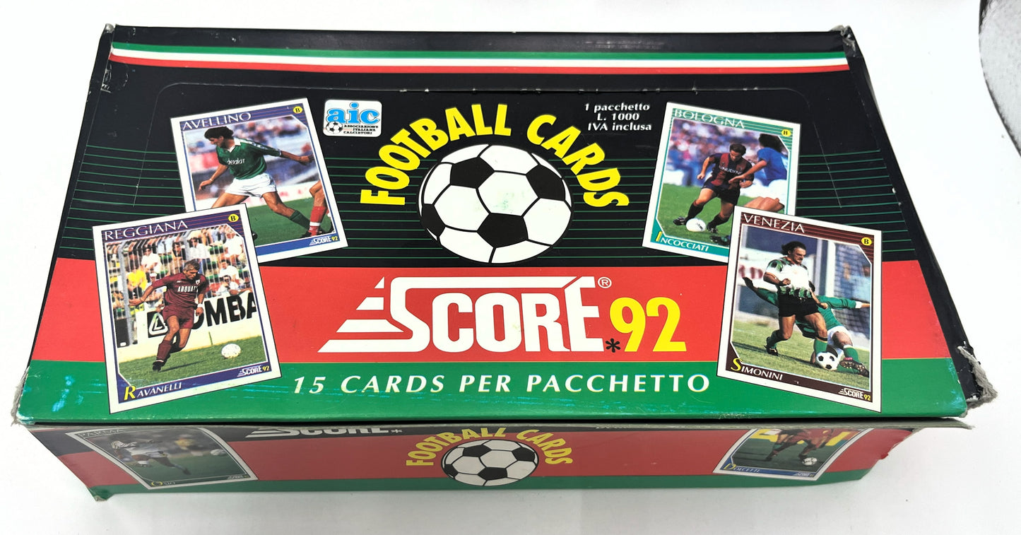1992 Score Soccer Italian Box AIC -Baggio Maldini RC