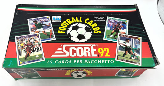 1992 Score Soccer Italian Box AIC -Baggio Maldini RC