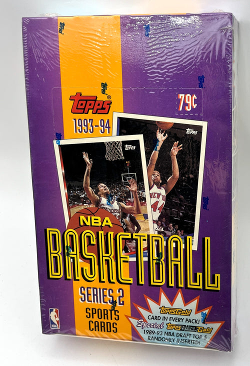 1993-94 Basketball Topps Series 2 Box