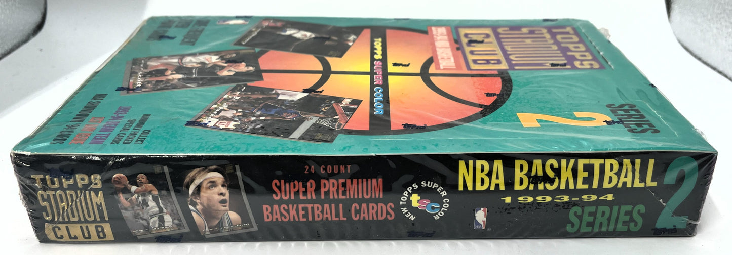 1993-94 Basketball Topps Stadium Club Series 2 Box