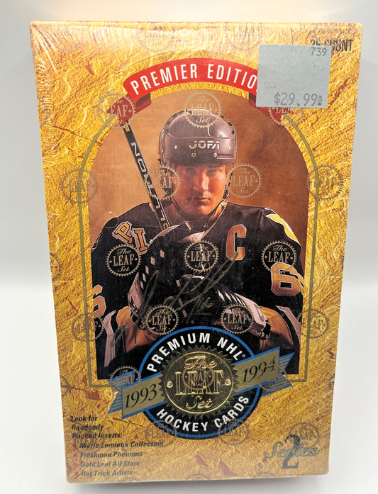 1993-94 Leaf Hockey Series 2 Factory Sealed Box  36ct- Brodeur