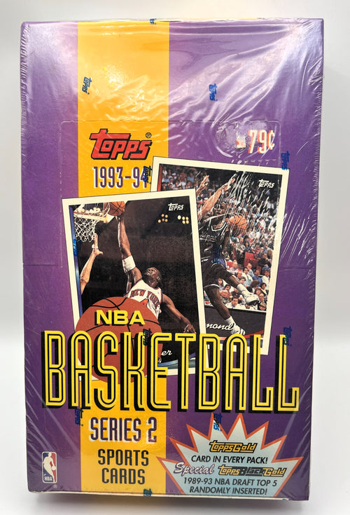 1993-94 Topps Basketball Series 2 Factory Sealed Box - Jordan