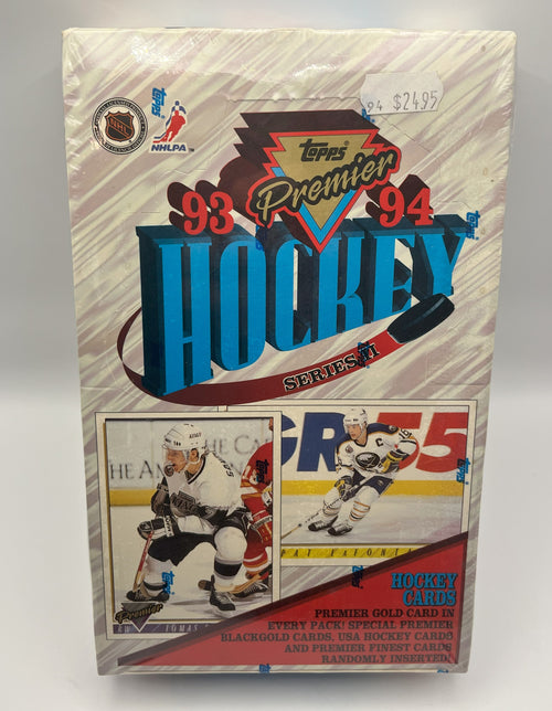 1993-94 Topps Premier Hockey Series 2 Factory Sealed Box