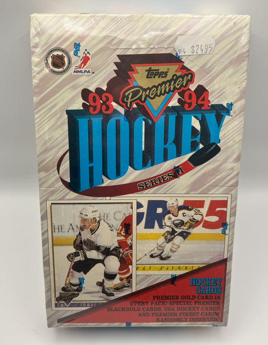 1993-94 Topps Premier Hockey Series 2 Factory Sealed Box