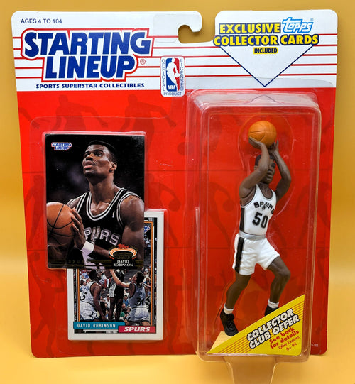1993 David Robinson Starting Lineup with Card Factory Sealed - Vintage