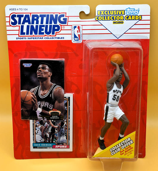 1993 David Robinson Starting Lineup with Card Factory Sealed - Vintage