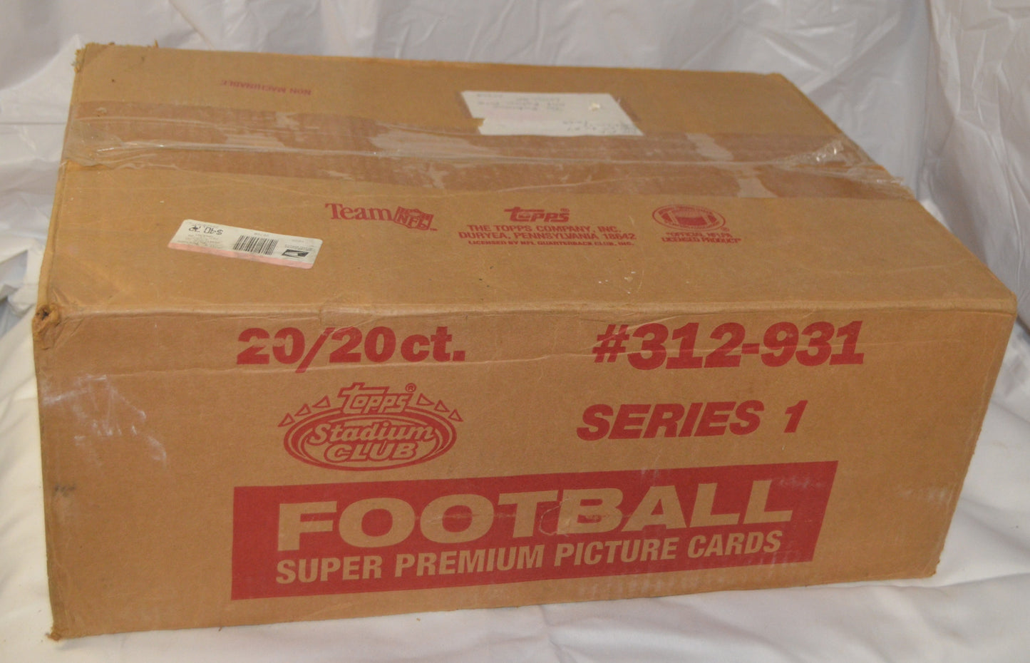 1993 Football Stadium Club Series 1 Case RARE