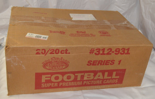 1993 Football Stadium Club Series 1 Case RARE