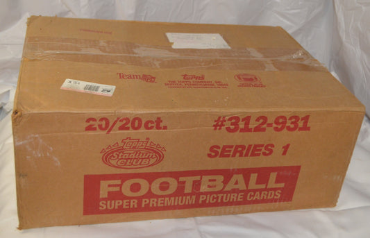 1993 Football Stadium Club Series 1 Case RARE