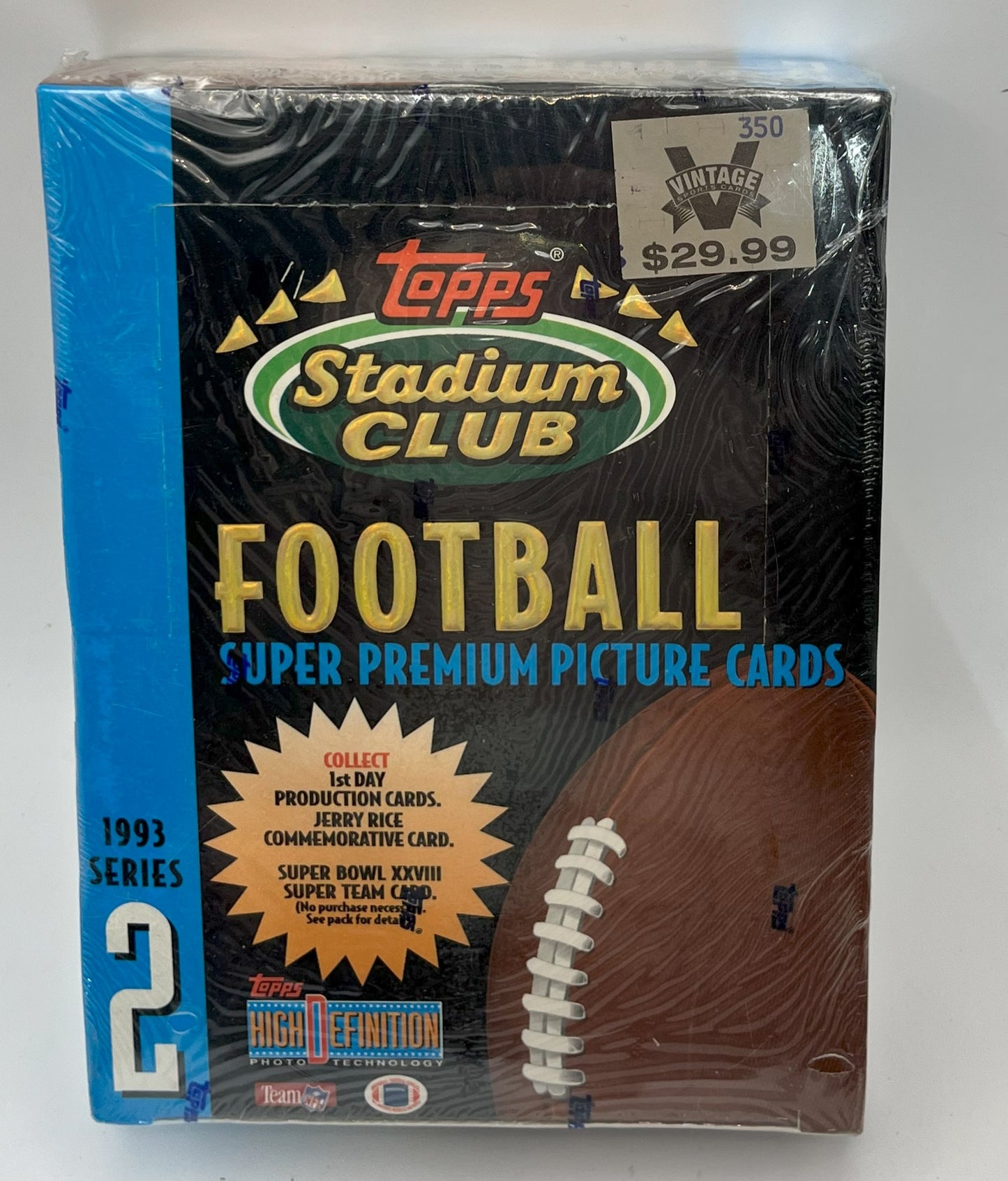 1993 Football Topps Stadium Club Series 2 Box