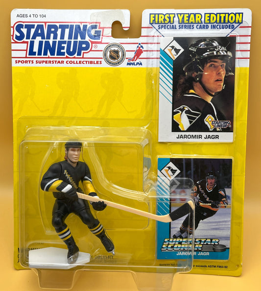1993 Jaromir Jagr NHL Starting Lineup with Card Factory Sealed - Vintage 1st Year Edition