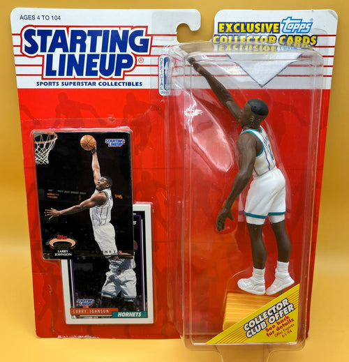 1993 Larry Johnson Starting Lineup with Card Factory Sealed - Vintage