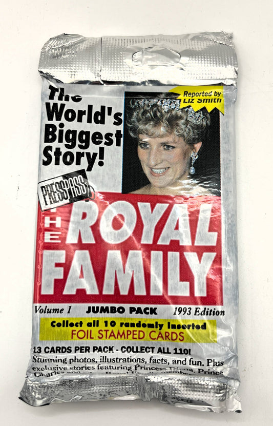 1993 Press Pass The Royal Family Series 1 Jumbo Cello Pack