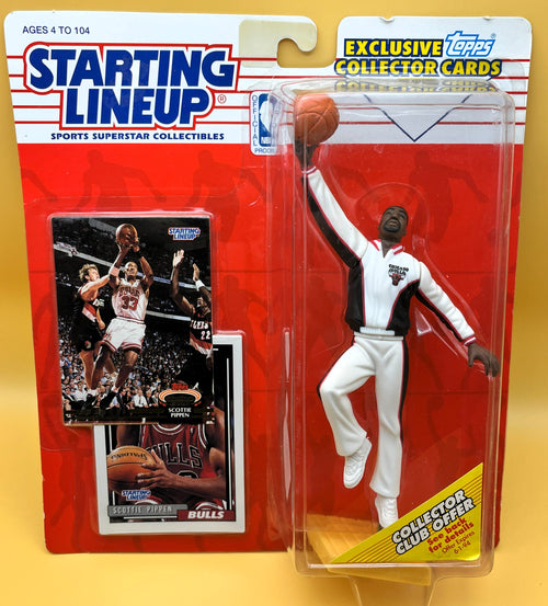 1993 Scottie Pippen Starting Lineup with Card Factory Sealed - Vintage
