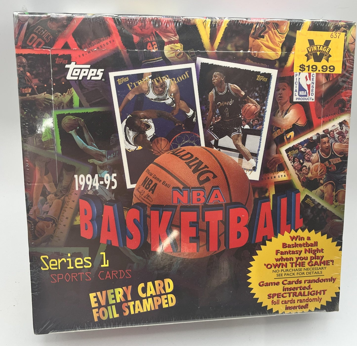 1994-95 Basketball Topps Series 1 24 ct Box