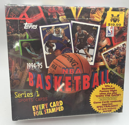 1994-95 Basketball Topps Series 1 24 ct Box