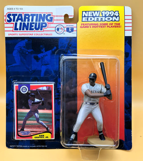 1994 Ken Griffey Jr. Starting Lineup with Card Factory Sealed - Vintage