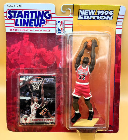 1994 Scottie Pippen Starting Lineup with Card Factory Sealed - Vintage