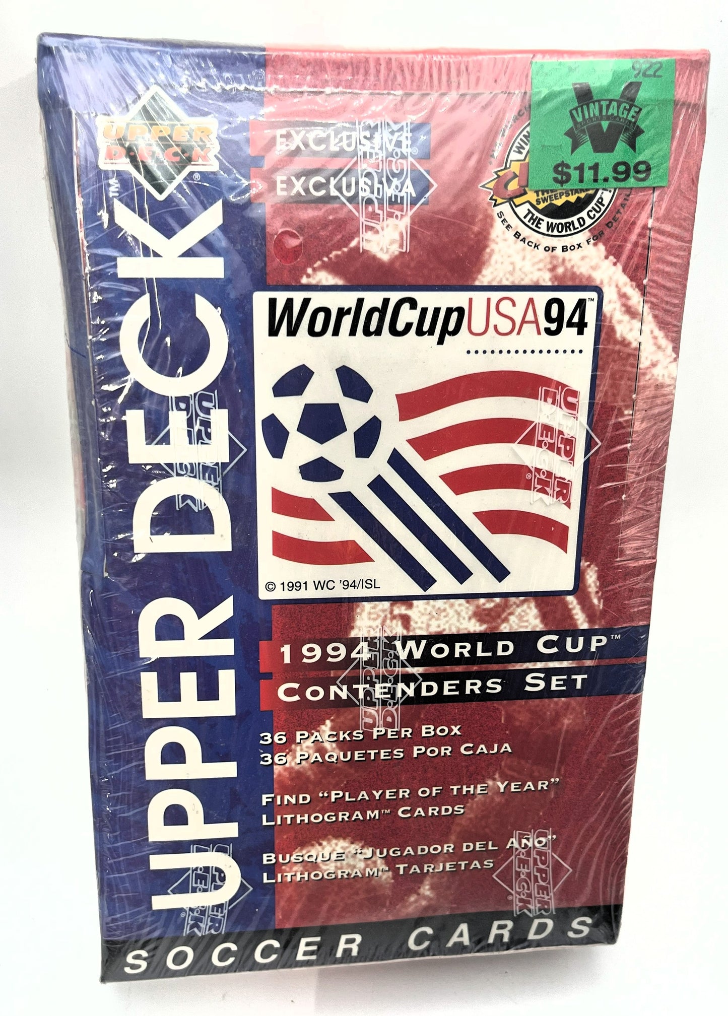 1994 Soccer Upper Deck World Cup Box