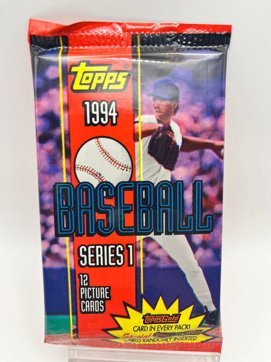 1994 Topps Baseball Series 1 Pack - Derek Jeter