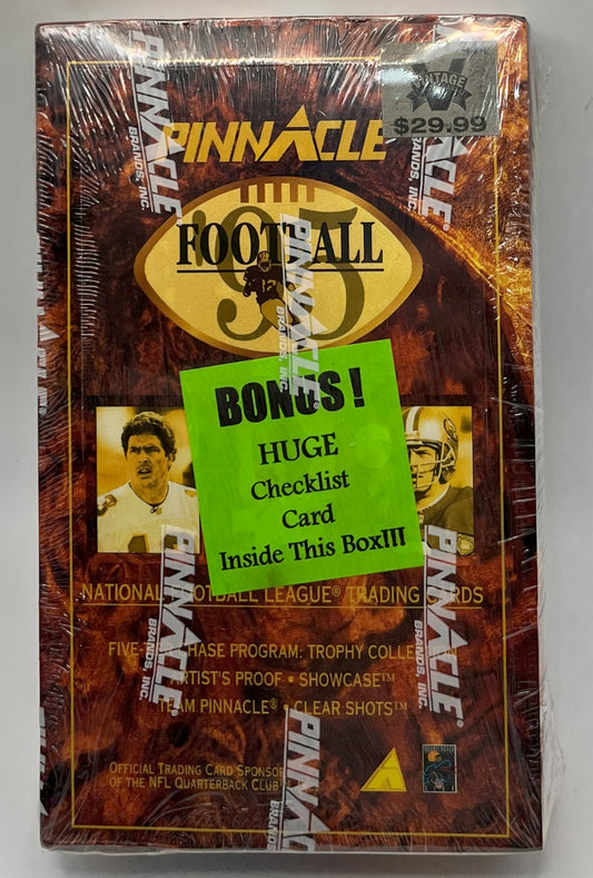 1995 Football Pinnacle Factory Sealed Box
