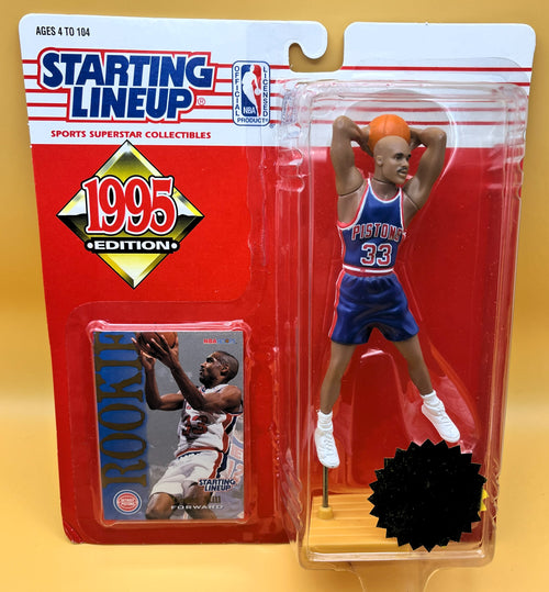 1995 Grant Hill Starting Lineup with Card Rookie Kmart Edition Factory Sealed - Vintage