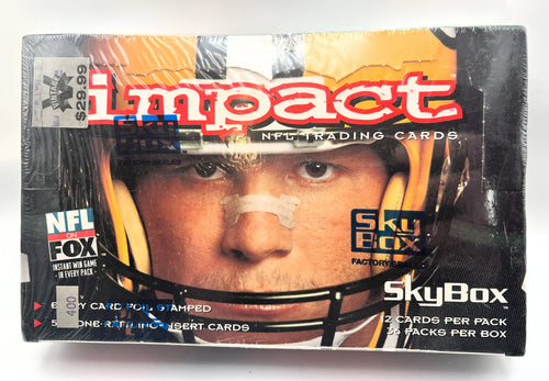 1995 Impact Football Factory Sealed Box 36ct
