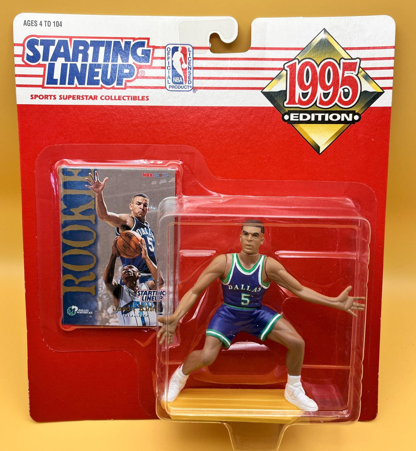 1995 Jason Kidd Starting Lineup with Card Factory Sealed - Vintage