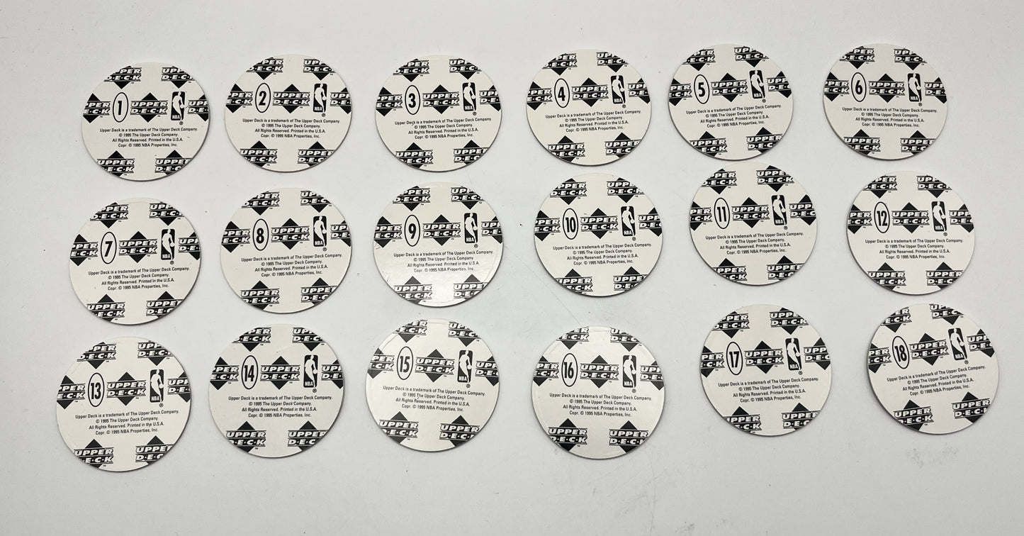 1995 Upper Deck Michael Jordan Pog Milk Cap Set 1-36 Rare