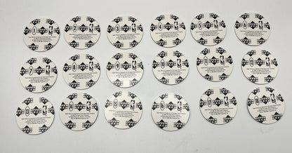 1995 Upper Deck Michael Jordan Pog Milk Cap Set 1-36 Rare