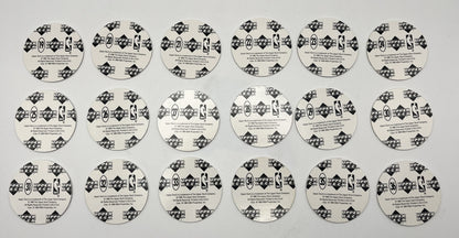 1995 Upper Deck Michael Jordan Pog Milk Cap Set 1-36 Rare